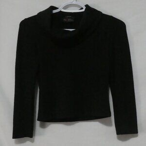 UB - URBAN BEHAVIOUR COLLECTION | P2P 13 inches measured | Black Turtleneck Top